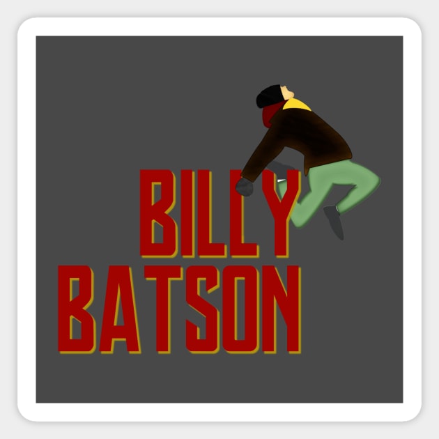 B Batson 2 Sticker by Thisepisodeisabout